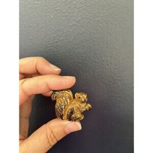 Vtg Dime Store Squirrel Figurine Japan Figure Knick Knack Display Animal Spotted